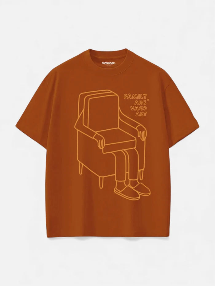 Remera Familyarg + Vagoart Slipper Supersized Habano