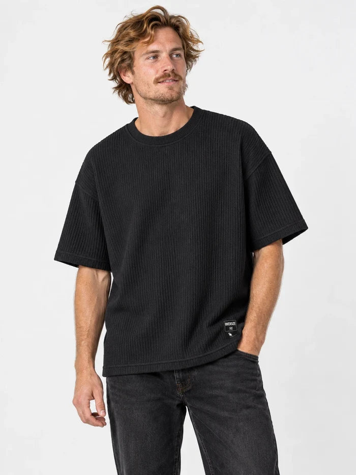 Remera Gotcha Micropanal Oversize Negro — vista principal