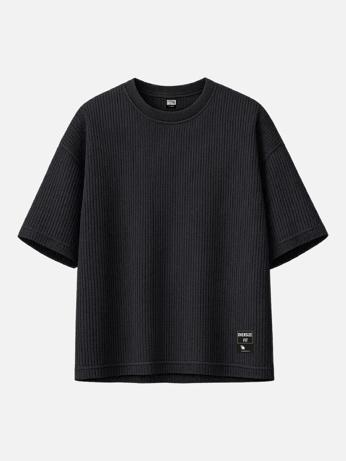 Remera Gotcha Micropanal Oversize Negro