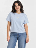 Remera Mujer Converse Sun Logo Celeste — vista principal