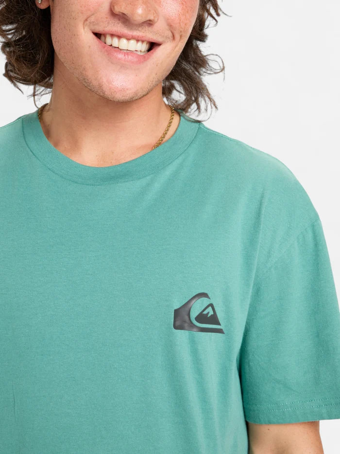 Remera Quiksilver Ev Mini Logo Verde