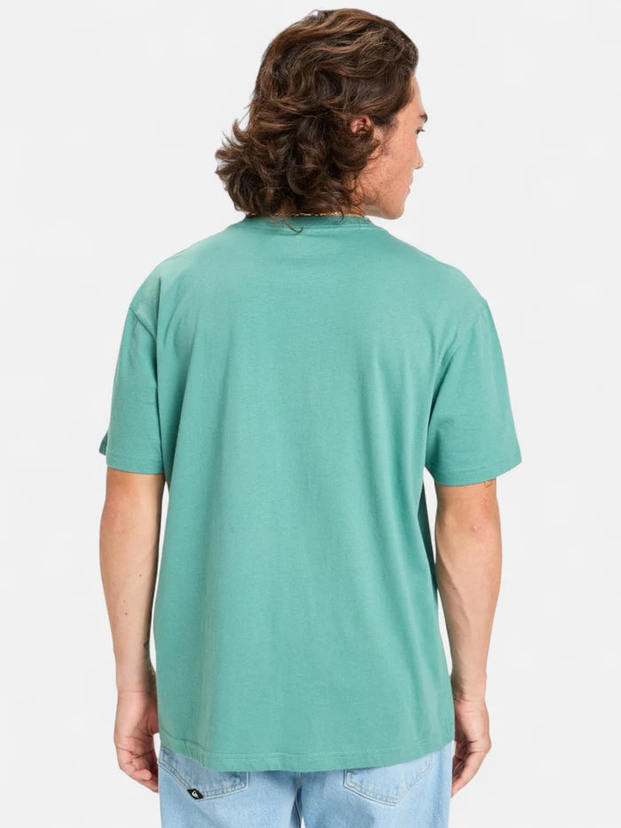 Remera Quiksilver Ev Mini Logo Verde