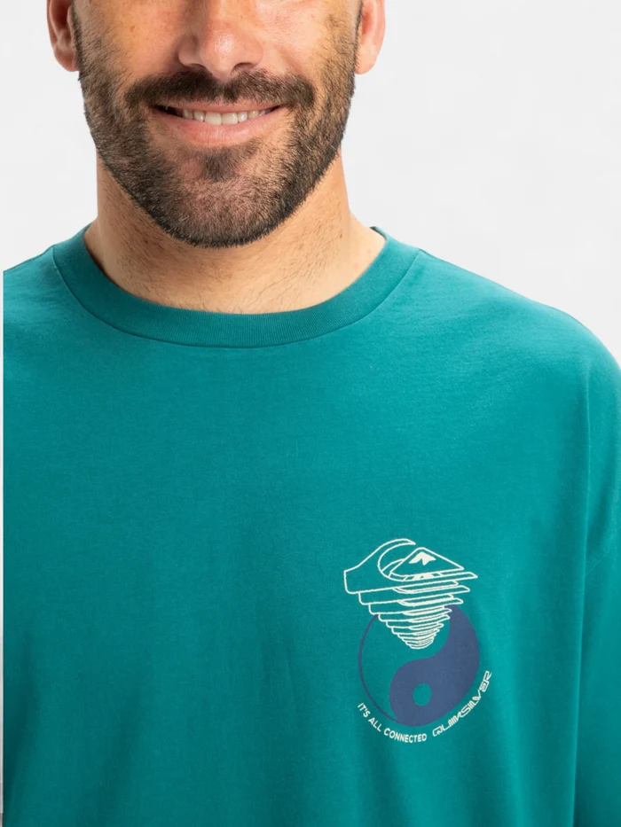 Remera Quiksilver Hypnotic Wave Verde