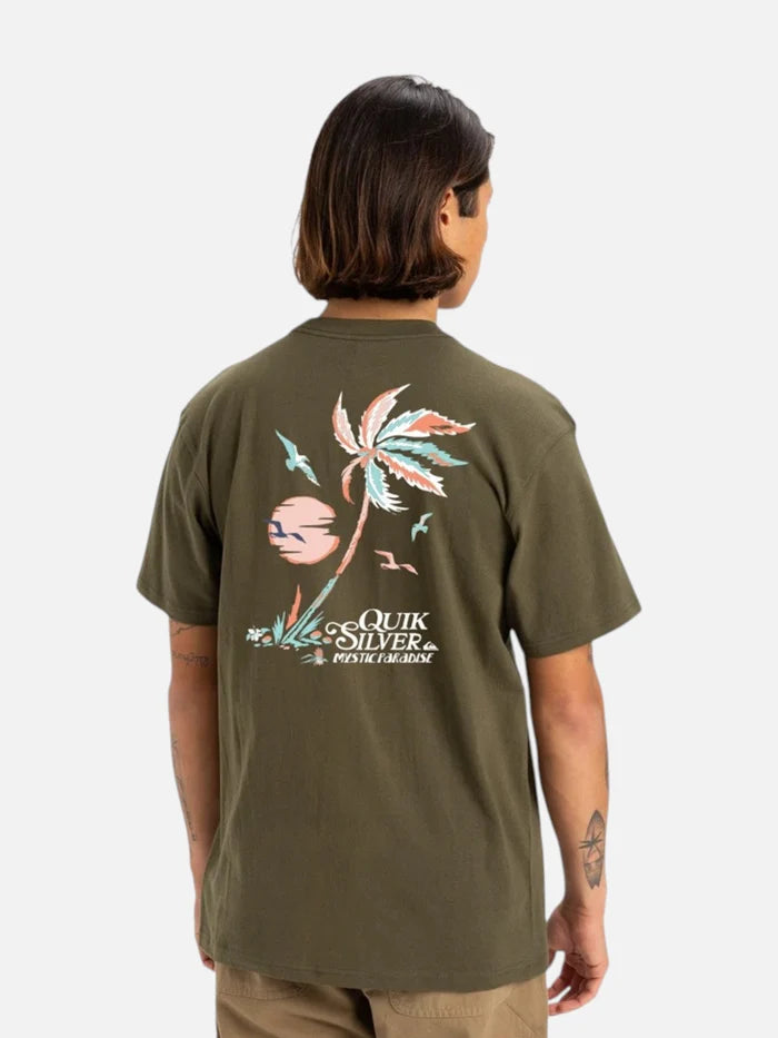 Remera Quiksilver Island Breeze Verde