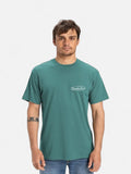 Remera Quiksilver Natural Script MT0 Verde