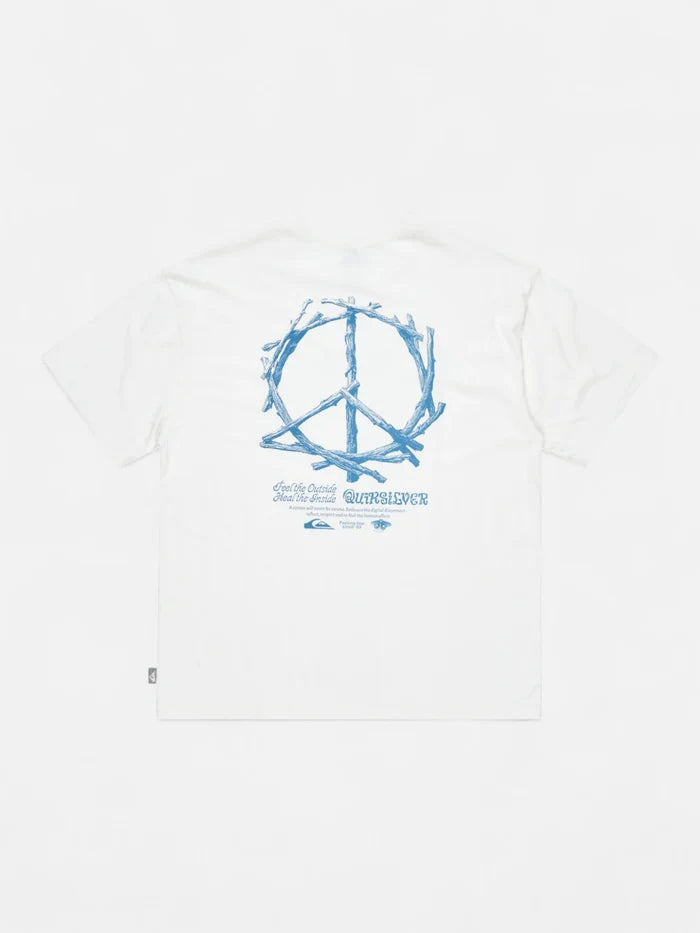 Remera Quiksilver Tree Connection Blanco