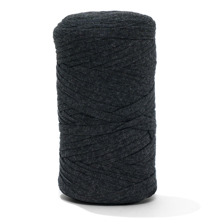 Ribbon Tape Yarn - Iron Gray Color