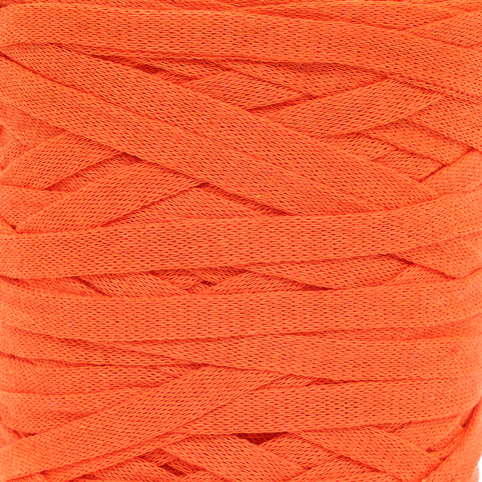 Ribbon Tape Yarn - Neon Orange Color