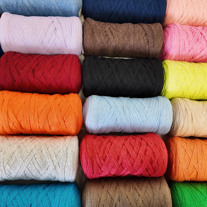 Ribbon Tape Yarn - Red Color