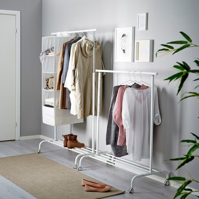 RIGGA Clothes rack, White