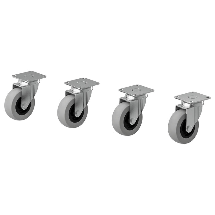 RILL Castor, 50mm, 4 pack, Grey