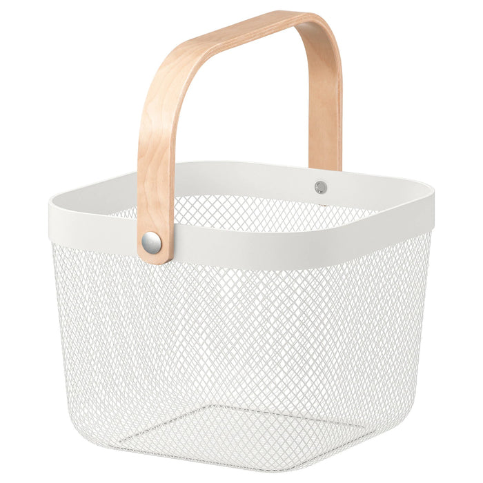 RISATORP Basket, 25x26x18cm, White