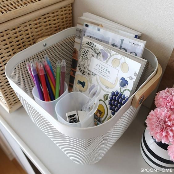 RISATORP Basket, 25x26x18cm, White