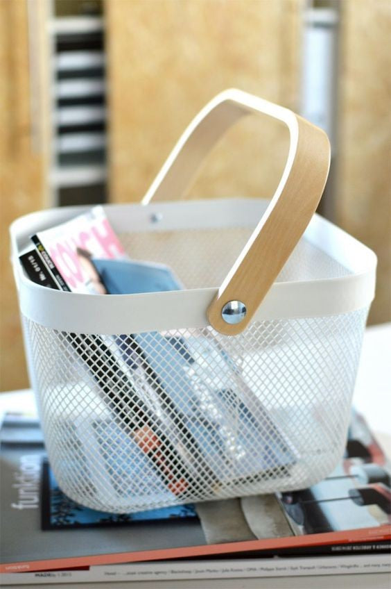 RISATORP Basket, 25x26x18cm, White