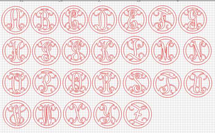 Round Monogram