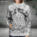 Sacred Sri Yantra by McAshe Hoodie