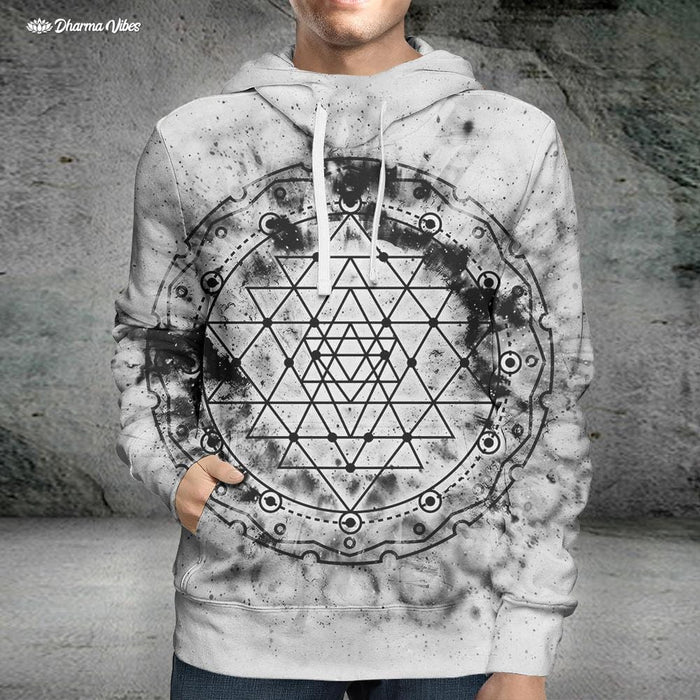 Sacred Sri Yantra by McAshe Hoodie