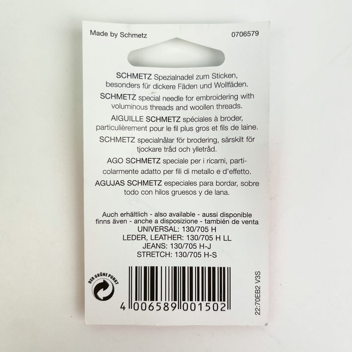 Schmetz - Embroidery Sewing Machine Needle - Assorted Sizes