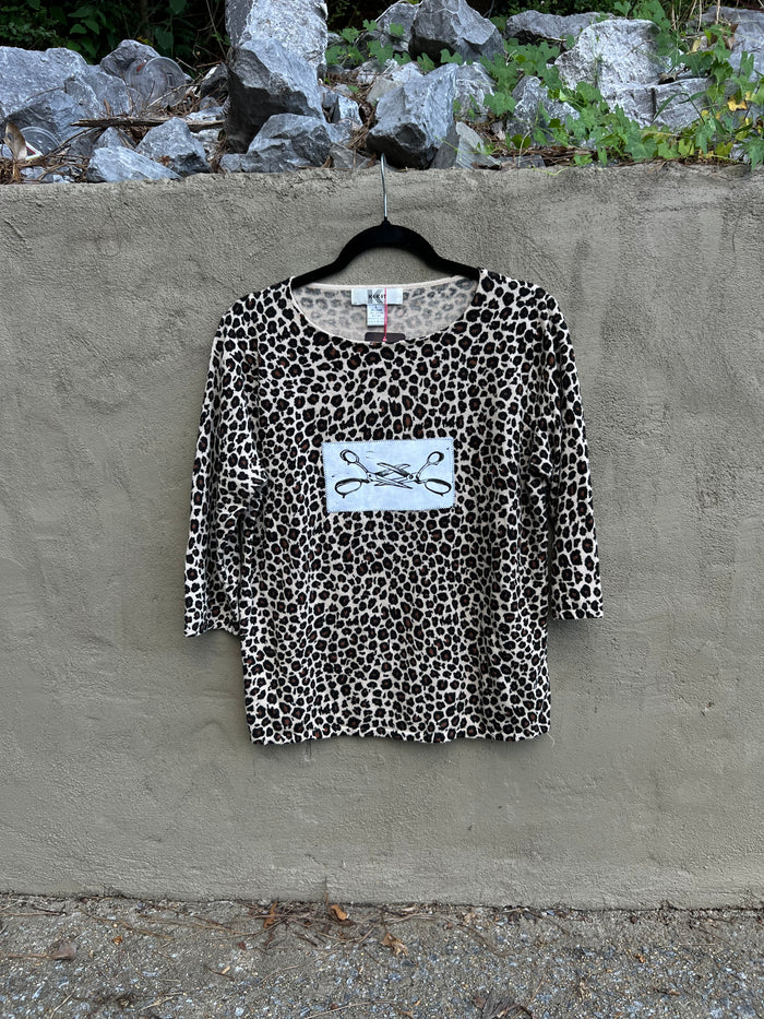 scissor me timbers - cheetah shirt