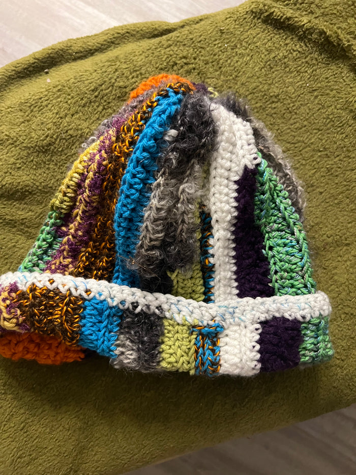Scrap Yarn Beanies