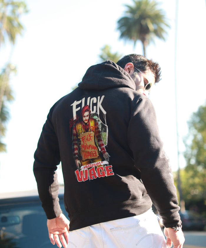 Screw Minimum Wage Unisex Premium Hoodie - REBHORN DESIGN