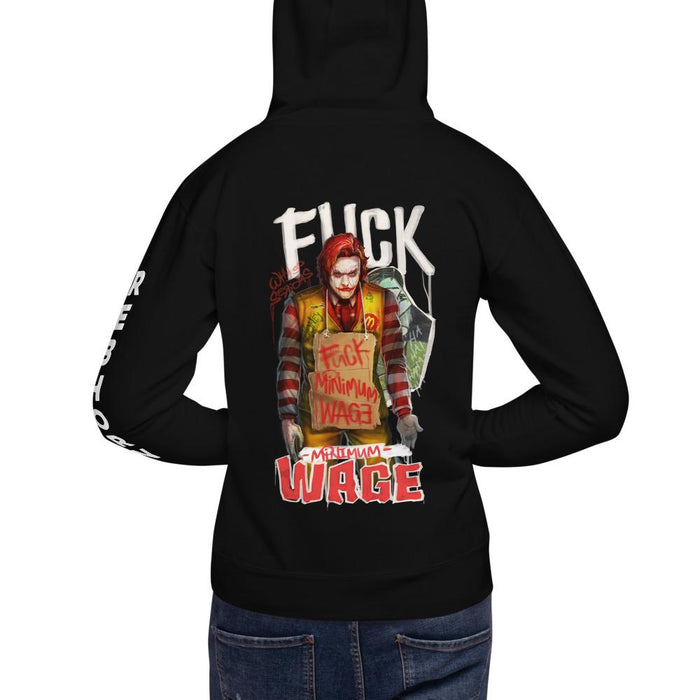 Screw Minimum Wage Unisex Premium Hoodie - REBHORN DESIGN