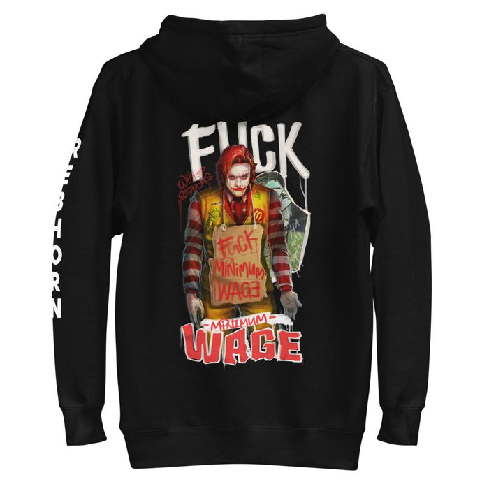 Screw Minimum Wage Unisex Premium Hoodie - REBHORN DESIGN