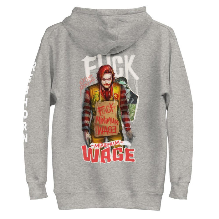 Screw Minimum Wage Unisex Premium Hoodie - REBHORN DESIGN