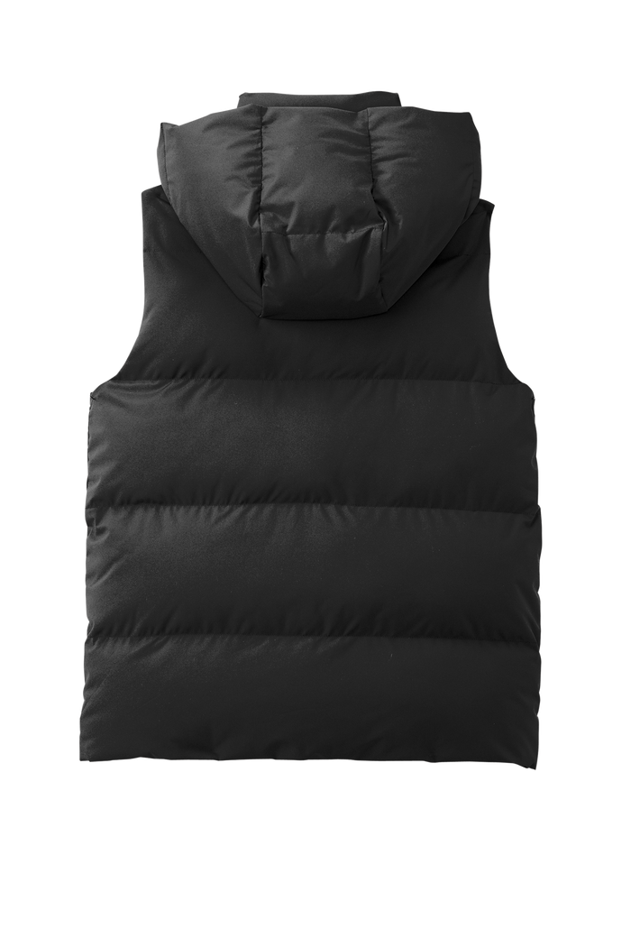 Seal Birch Hooded Puffy Vest - Black