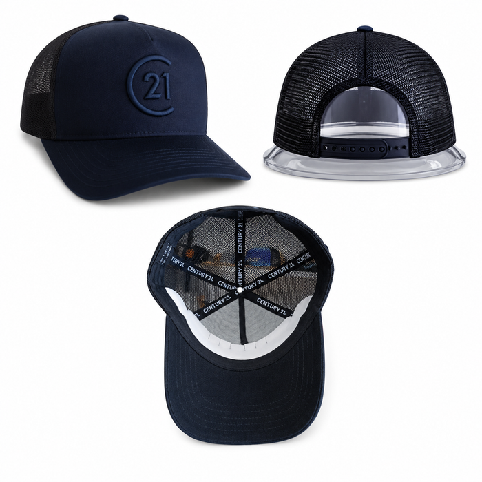 Seal Logo Black Trucker Hat