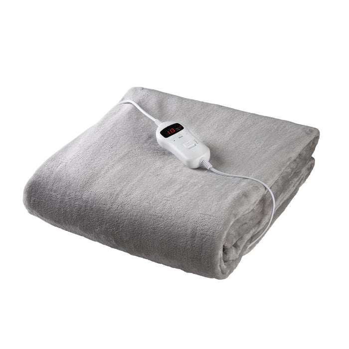 Buy Now Luxury Heated Throw Electric Blanket Grey