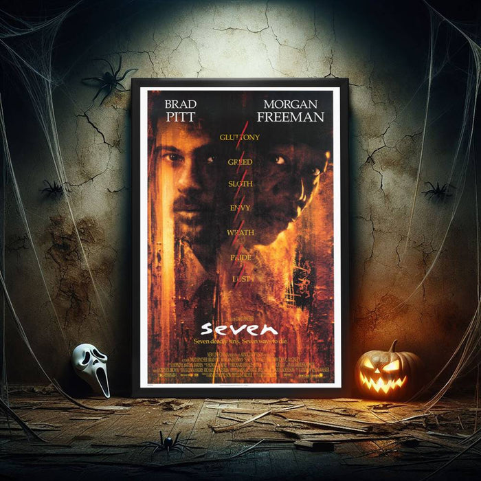 "Seven" (1995) Framed Movie Poster