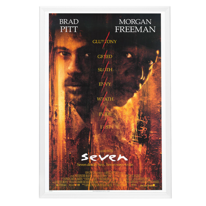 "Seven" (1995) Framed Movie Poster