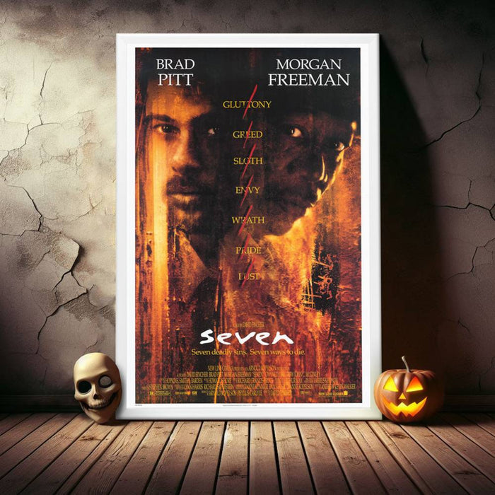 "Seven" (1995) Framed Movie Poster