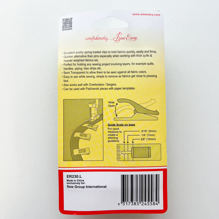 Sew Easy - Quilters Holding Clips Bulk Pack - Large Clip