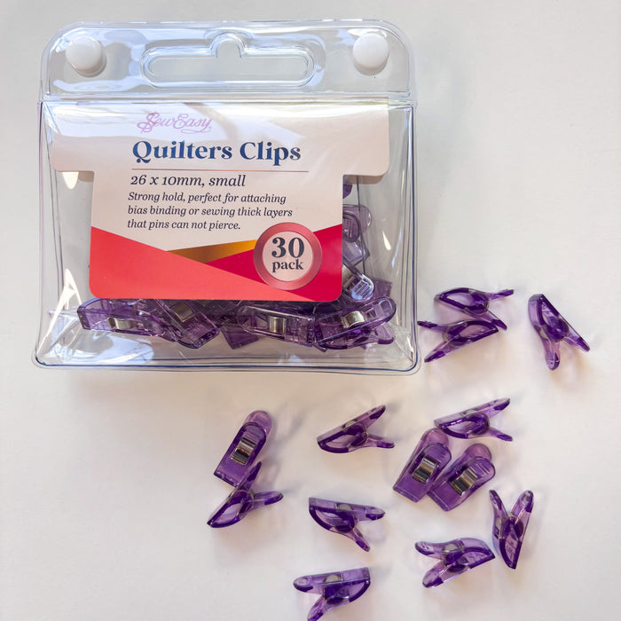 Sew Easy - Quilters Holding Clips Bulk Packs - Small Clip