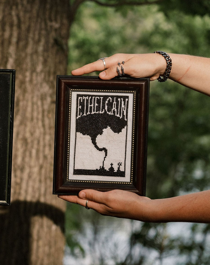 Shady Grove Tornado - Ethel Cain Poster Cross Stitch