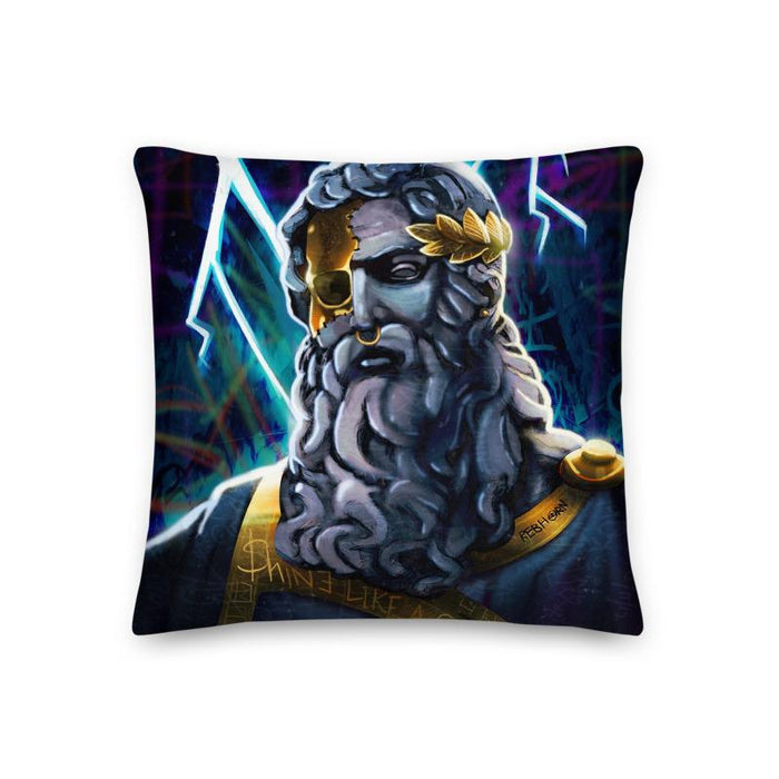 SHINE LIKE A GREEK GOD - PREMIUM PILLOW - REBHORN DESIGN