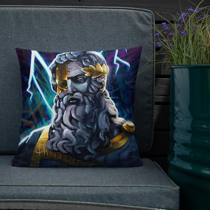 SHINE LIKE A GREEK GOD - PREMIUM PILLOW - REBHORN DESIGN