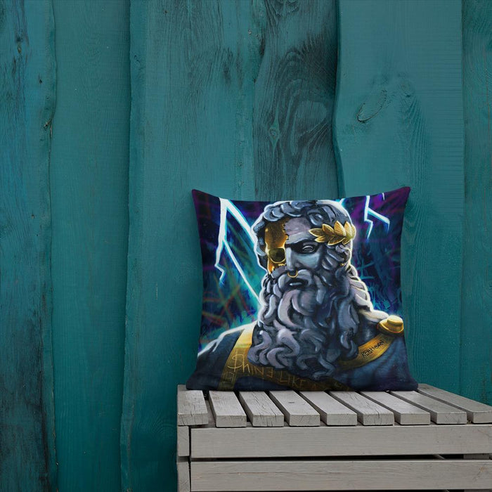 SHINE LIKE A GREEK GOD - PREMIUM PILLOW - REBHORN DESIGN