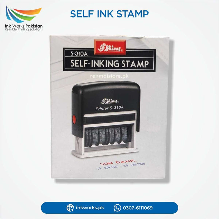 Self-Inking MFG & EXP Date Stamp