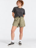 Short Mujer Converse Utility Verde Militar — vista principal