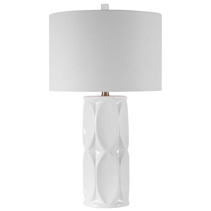 Sinclair Table Lamp, White