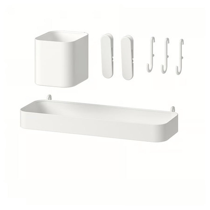 SKADIS 7-piece accessories set, White