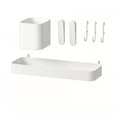 SKADIS 7-piece accessories set, White