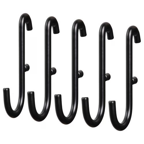 SKADIS, Hook, 5 pack, Black