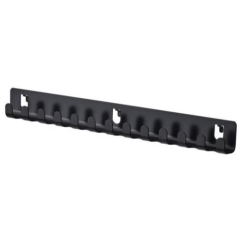 SKADIS Hook rack, Black