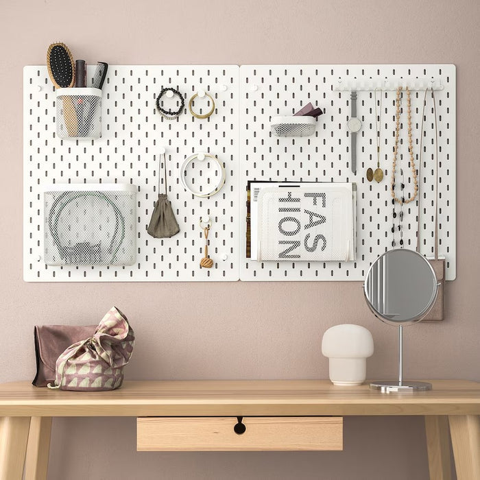 SKADIS Hook rack, White