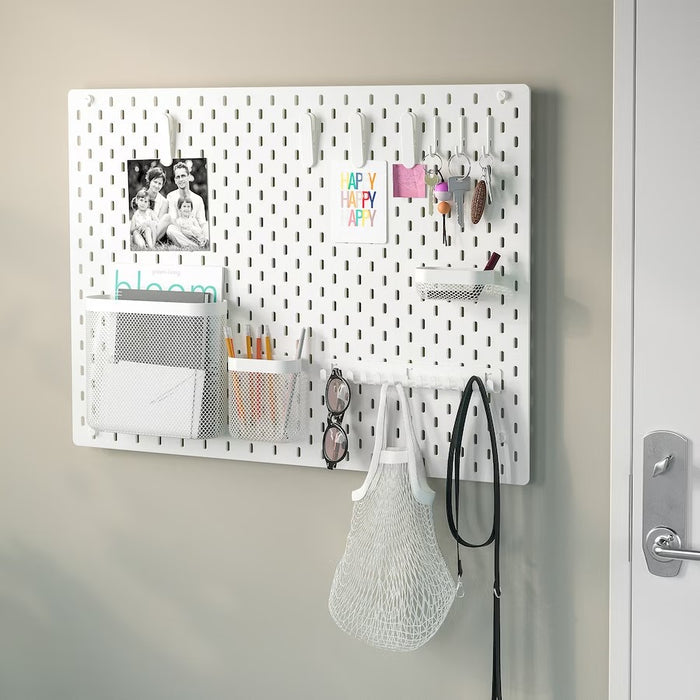 SKADIS Hook rack, White