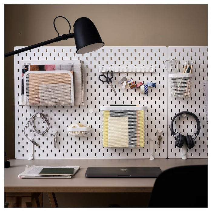 SKADIS Magazine holder, White